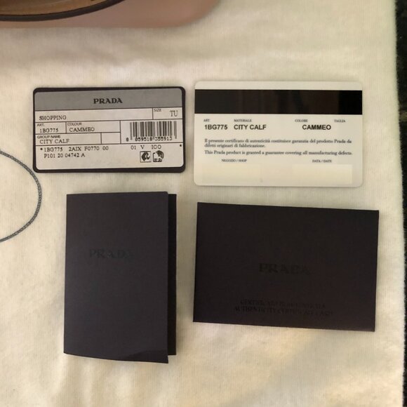 PRADA City Calfskin Braided Medium Double Bag Cammeo Beige - Picture 14 of 16